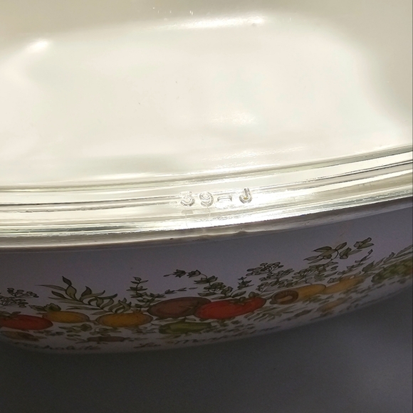 Vintage Corningware Spice of Life Casserole Dish with Glass Lid 5-Quart A-5-B - Picture 10 of 10